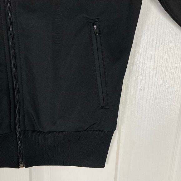 NWOT ADIDAS Track Jacket UK 8/US 4 Black”Firebird”White-Stripes Classic Original - Picture 6 of 10